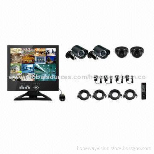 Household 8CH DVR Kit with LCD Screen